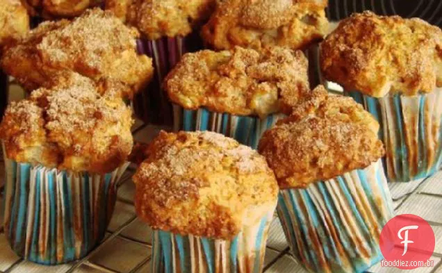 Muffins de Pêra e noz