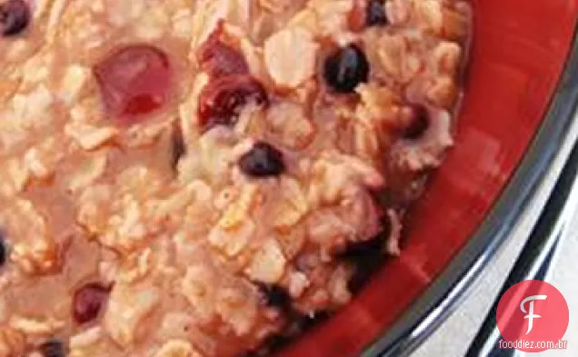 Aveia Com Especiarias De Cranberry-Laranja