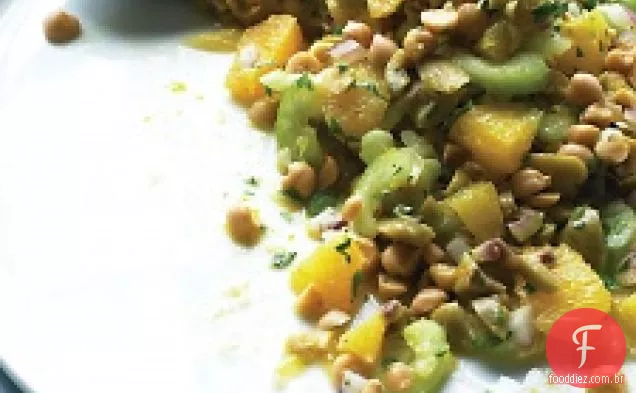 Salada de aipo e laranja