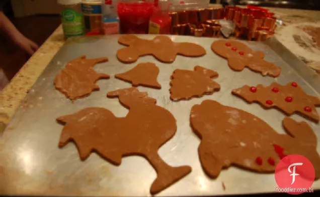 Biscoitos De Gengibre À Moda Antiga