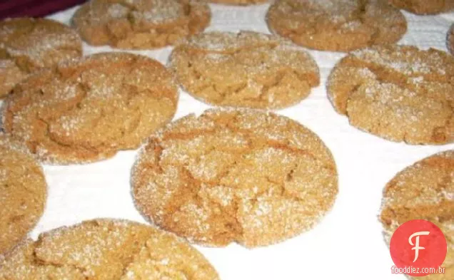 Biscoitos De Melaço Crackle-Top