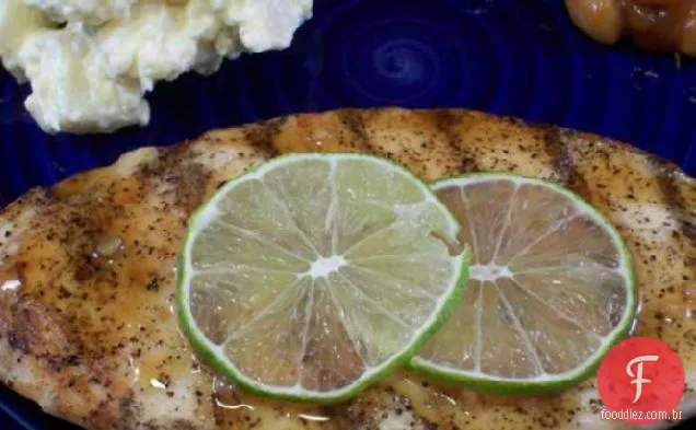 Peitos de frango em molho de limão gengibre