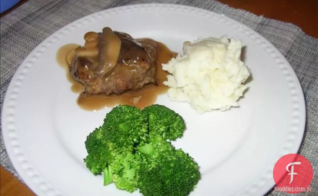 Bife Frito Com Frango Simulado