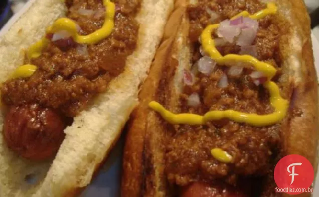 Molho de pimenta para cachorros-quentes, batatas fritas e hambúrgueres
