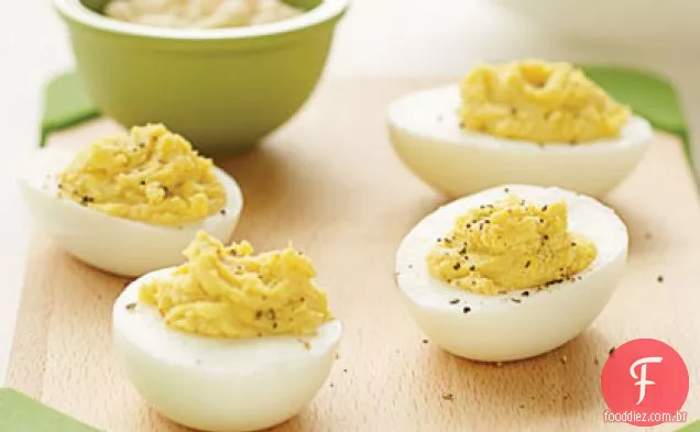 Hummus Deviled Eggs