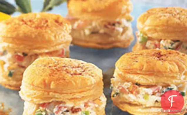 Aperitivo Caranguejo Napoleons