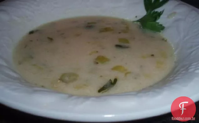 Creme de sopa de rábano