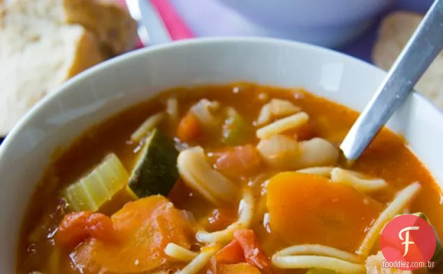 Sopa De Minestrone Saudável