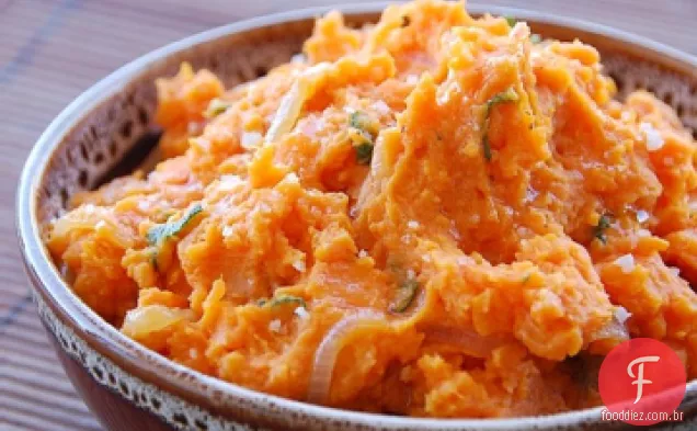 Mashies De Batata Doce Com Zing
