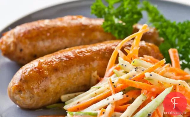 Receita De Salsicha De Frango Com Maçã Slaw
