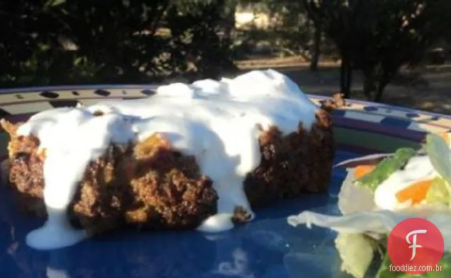 Bolo De Carne De Rábano Com Cebola Caramelizada