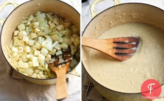 Sopa De Raiz De Erva-Doce E Aipo