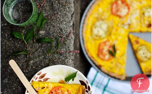 Hokkaido Squash E Torta De Aipo-Rábano
