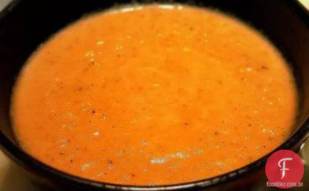 Sopa De Cenoura E Pastinaga Com Batatas Fritas