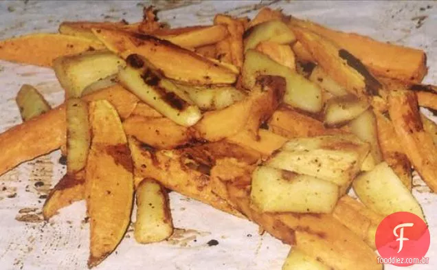 Pastinaga E Batata-Doce Assadas