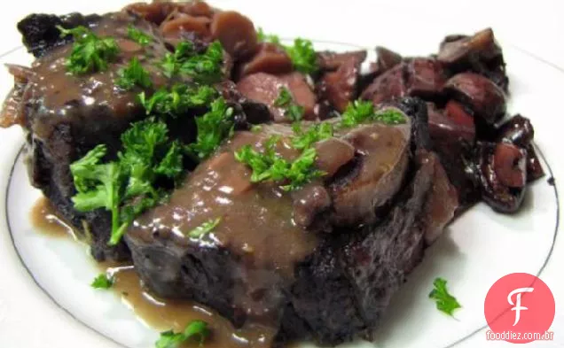 Zinfandel-Costelas Curtas De Carne Assada