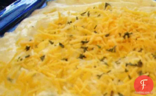 Caçarola Cremosa De Purê De Alho