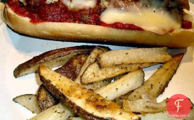 Fácil Batatas Fritas No Forno