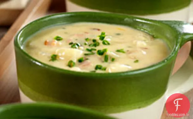 Fogão Lento Bacon Batata Chowder