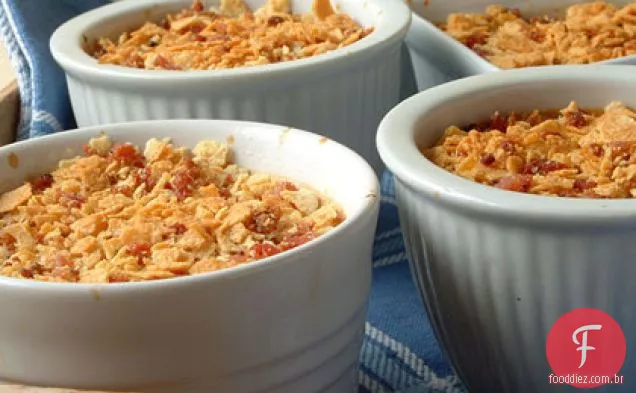 Creme de milho Individual com crosta de Bacon e batata