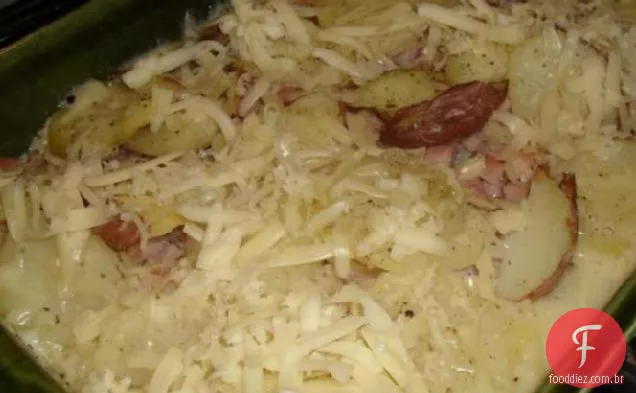 Presunto picante e batata assar