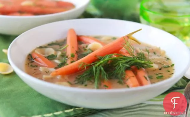 Sopa de coelhinho da Páscoa {vegan}