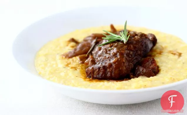Cordeiro Osso Buco Com Polenta Cremosa