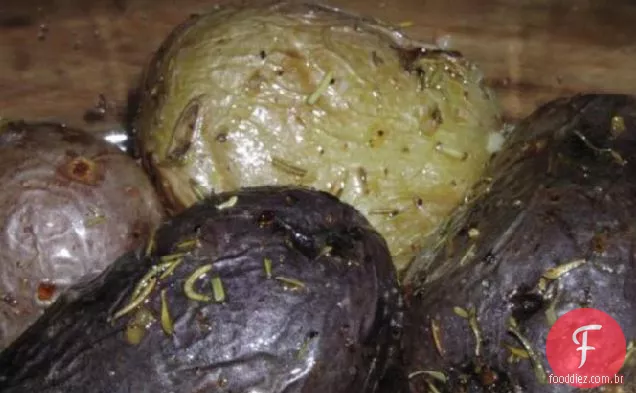Batatas Novas Assadas / Dedilhadas
