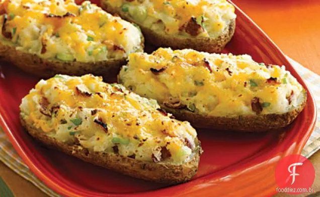 Batatas De Queijo Duas Vezes Assadas