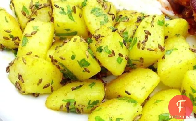 Batatas Indianas Cominho (Jeera Aloo )