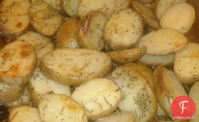 Alecrim Alho Batatas Assadas