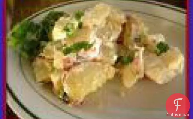 Salada De Batata De Ovo Deviled Com Bacon