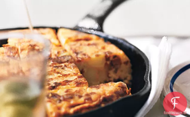 Tortilla Espanola com chouriço