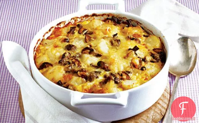 Gratinado De Batata-Cogumelo