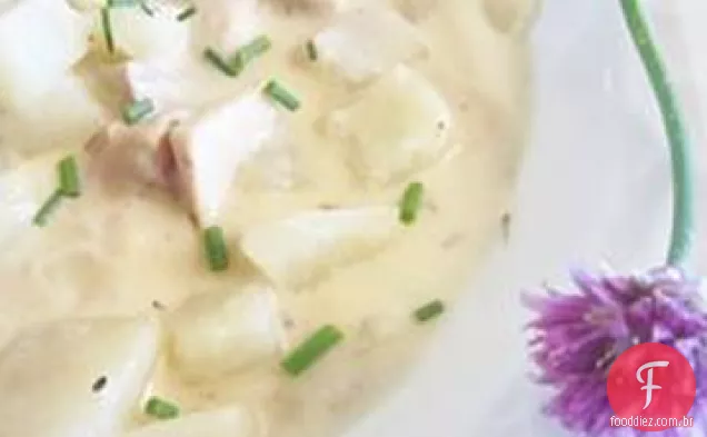 Creme de sopa de frango e batata