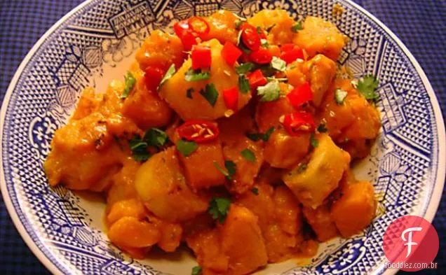 Batata-doce taitiana com Fei (bananas)
