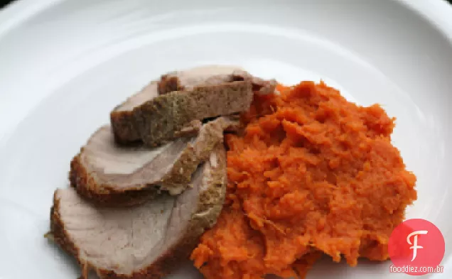 Purê De Batata Doce Com Essência De Laranja