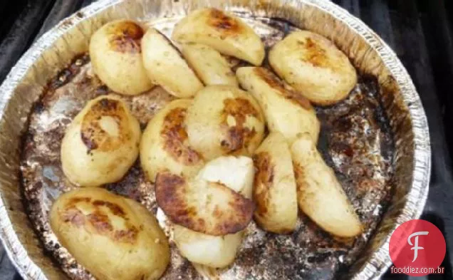 Batatas Assadas Com Limão Grego