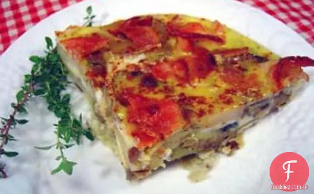 Batata e Bacon fritada