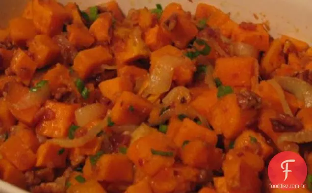 Salada De Batata Doce Quente
