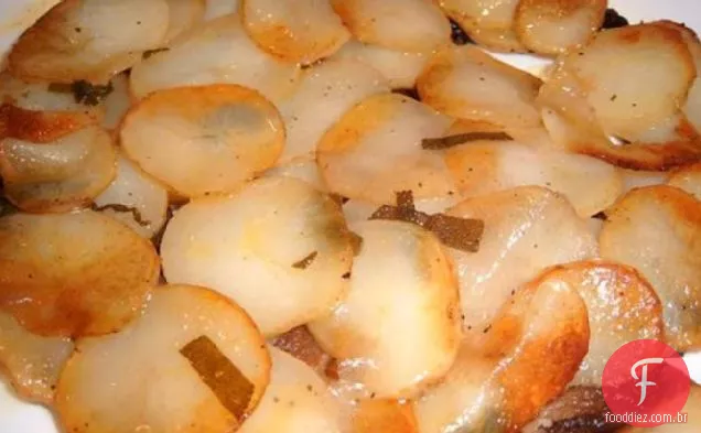 Galette De Batata Com Cogumelos Selvagens
