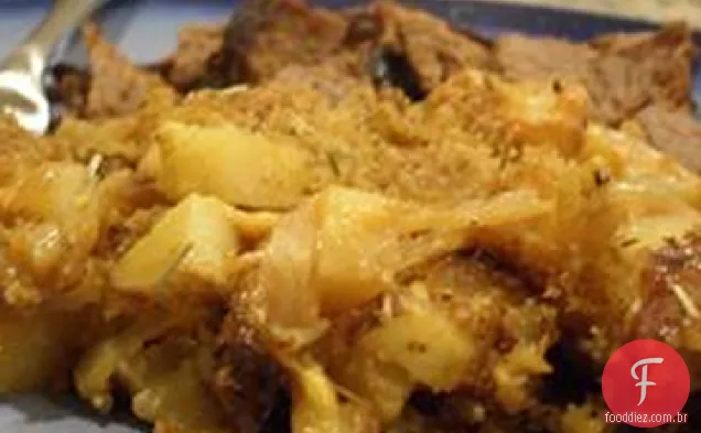 Batatas De Alecrim De Queijo