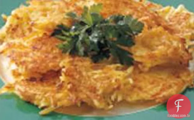 Panquecas De Batata Com Queijo Suíço