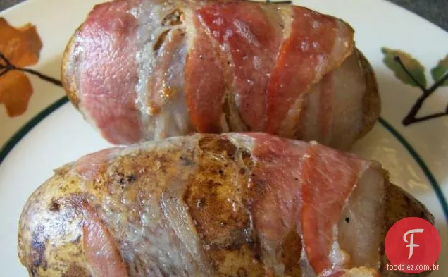Batatas assadas com Bacon de 3 Caras receitas cubanas