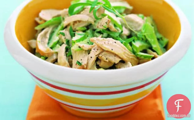 Salada de frango com limão com estragão