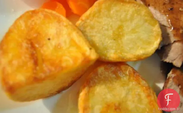 Batatas De Alho Assadas No Forno