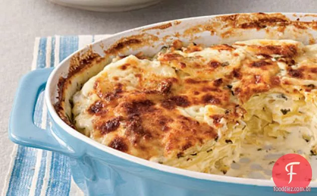 Batatas Com Casca Parmesão Clássico