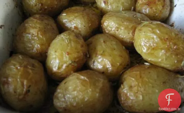 Alecrim Alho Batatas Assadas