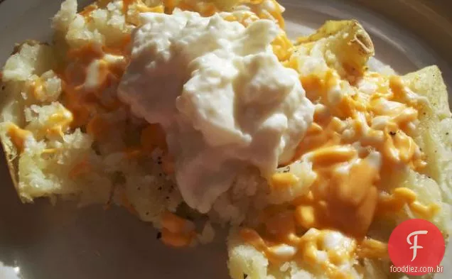 Batata cozida no microondas da Kittencal