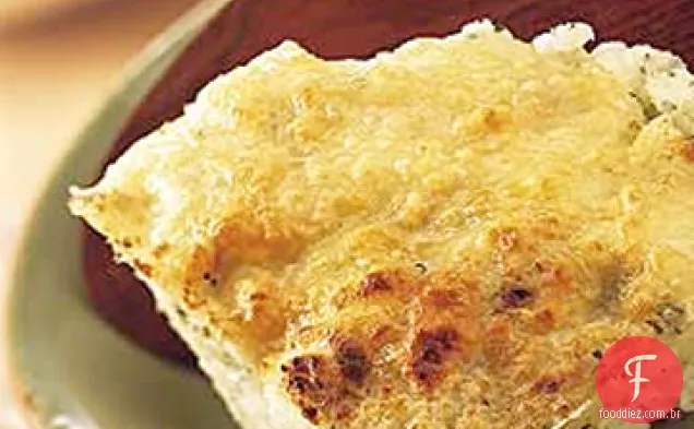 Purê de batatas com Fontina e salsa italiana
